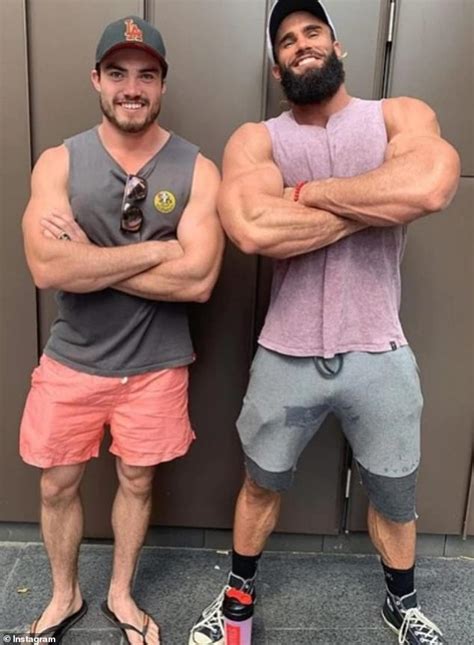 Brother of Mr Universe bodybuilder Calum von Moger, Edward, is。